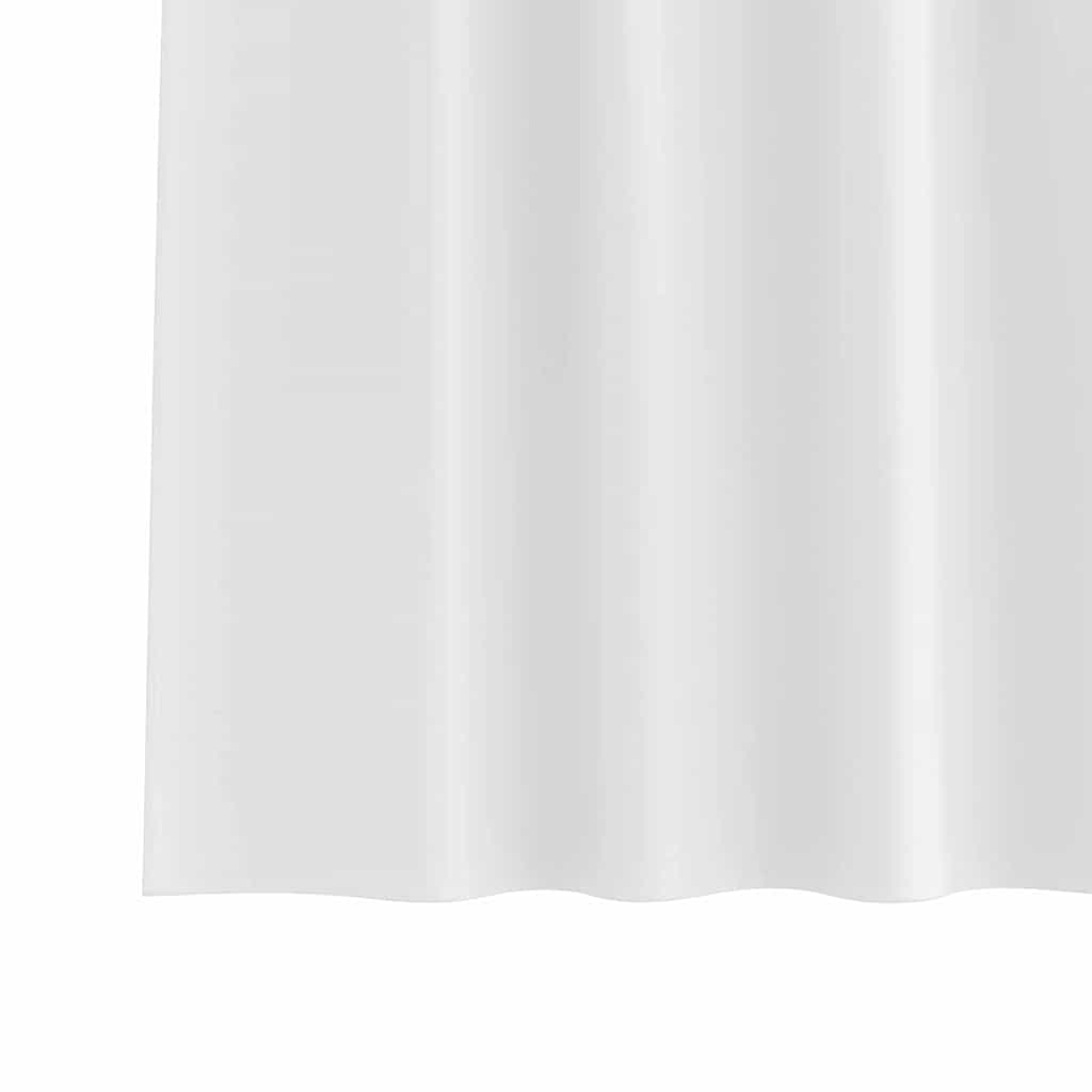 Verdunkelungs-Vorhänge mit Ringen 2 stk. Reinweiß 260 x 140 cm