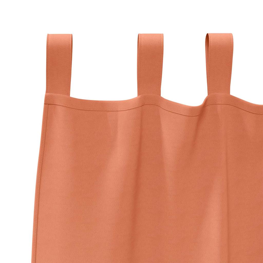 Verdunkelungs-Vorhänge mit Ringen 2 pcs Terrakotta 225 x 140 cm