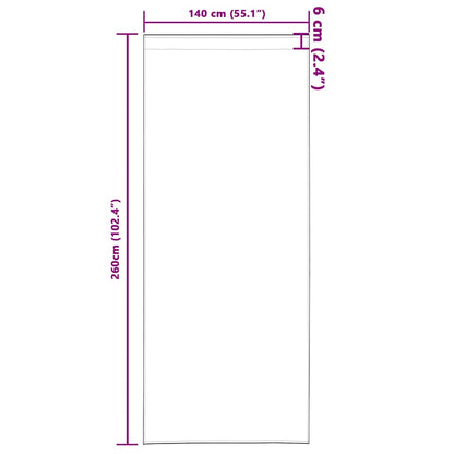 Samtvorhänge 2 stk. Silber Grau 260 x 140 cm Samt