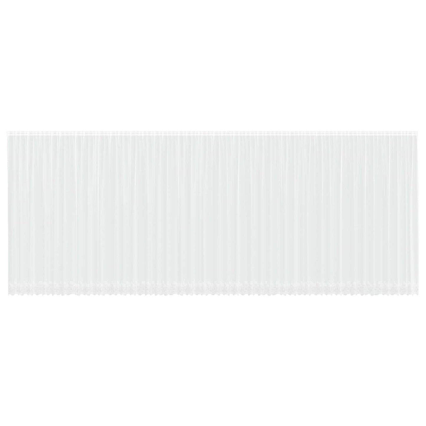 Spitzenvorhang mit Vorhängen Weiß 1200 x 280 cm Polyester