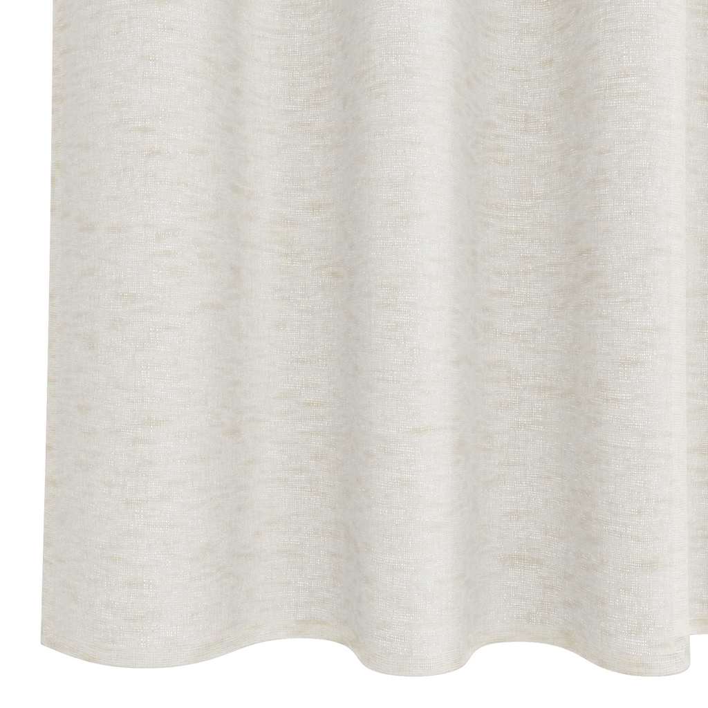 Voile-Vorhang 2 stk. Creme 245 x 140 cm Polyester