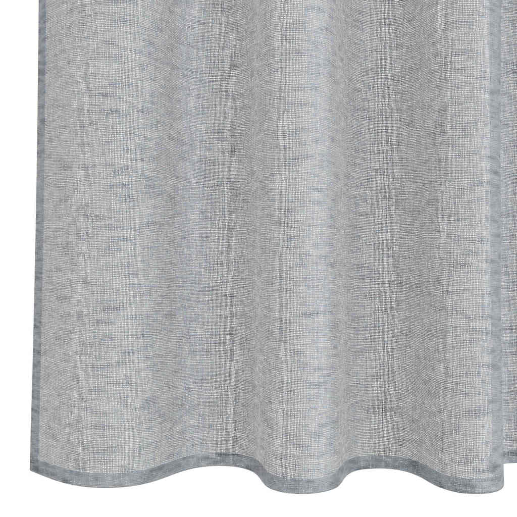 Voile-Vorhang 2 stk. Dunkelgrau 260 x 140 cm Polyester