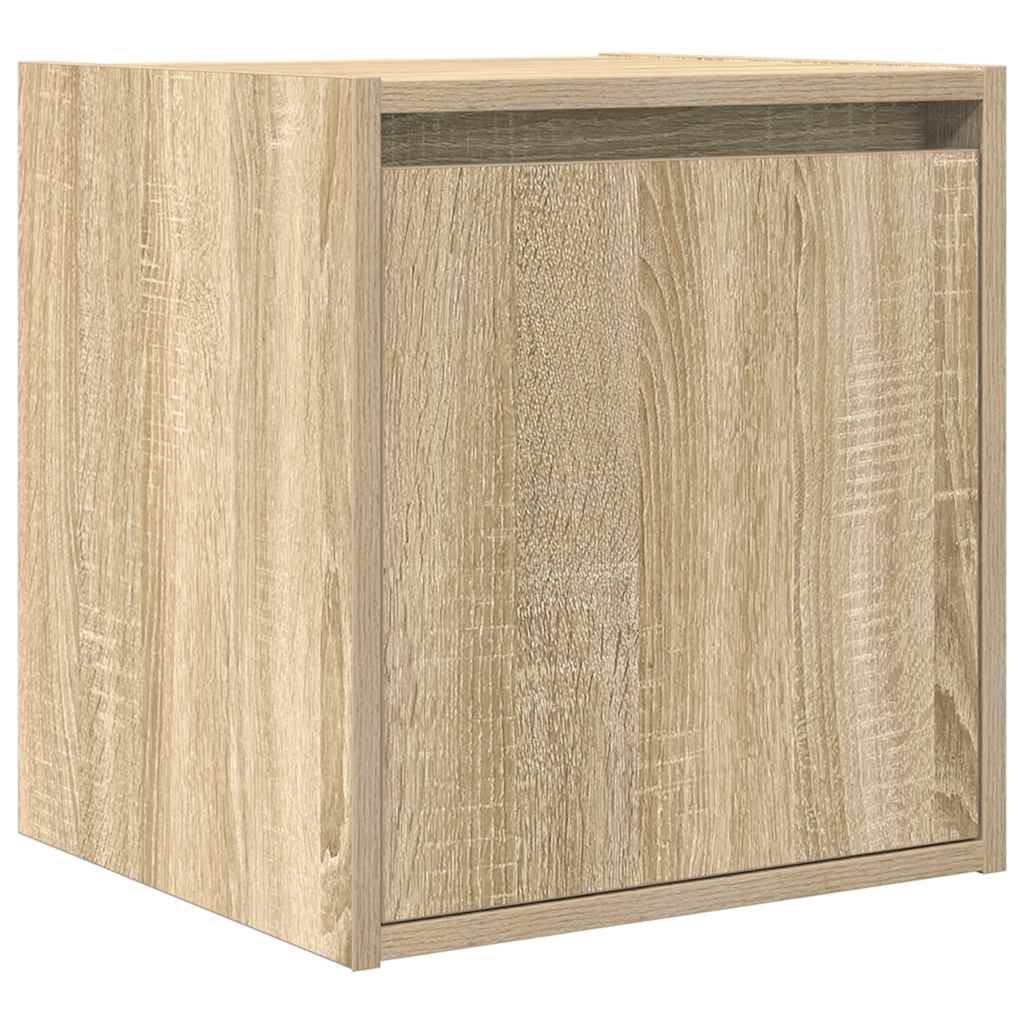 Wand-Nachttisch Sonoma-Eiche 38x34x40 cm