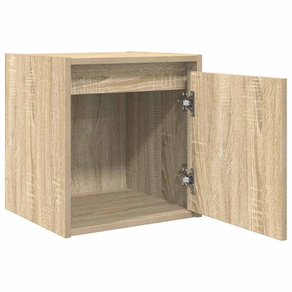 Wand-Nachttisch Sonoma-Eiche 38x34x40 cm