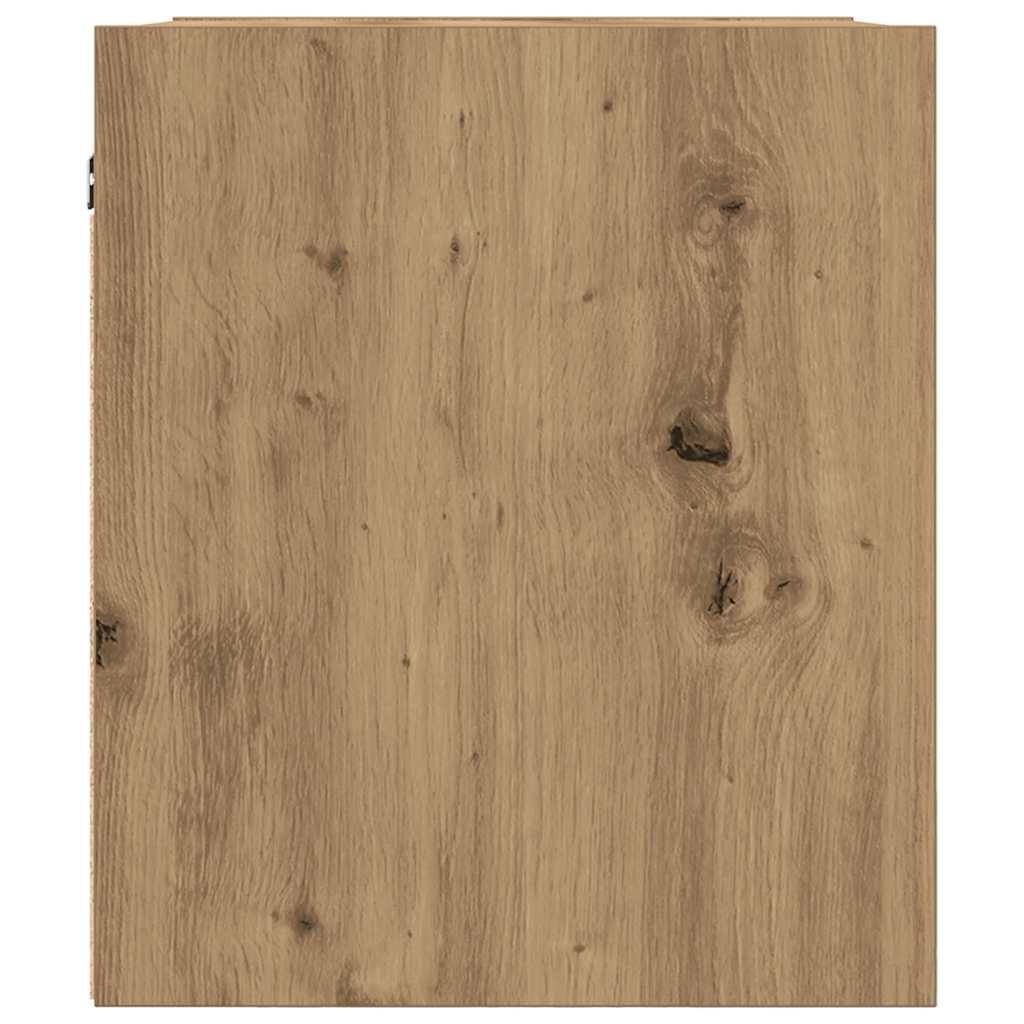 Wand-Nachttische 2 Stk. Artisan-Eiche 38x34x40 cm