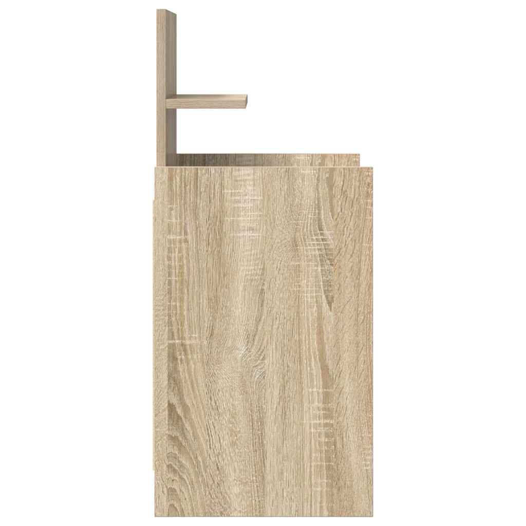 Tables de chevet à 2 tiroirs, 2 pièces, chêne Sonoma, 38 x 34 x 80 cm