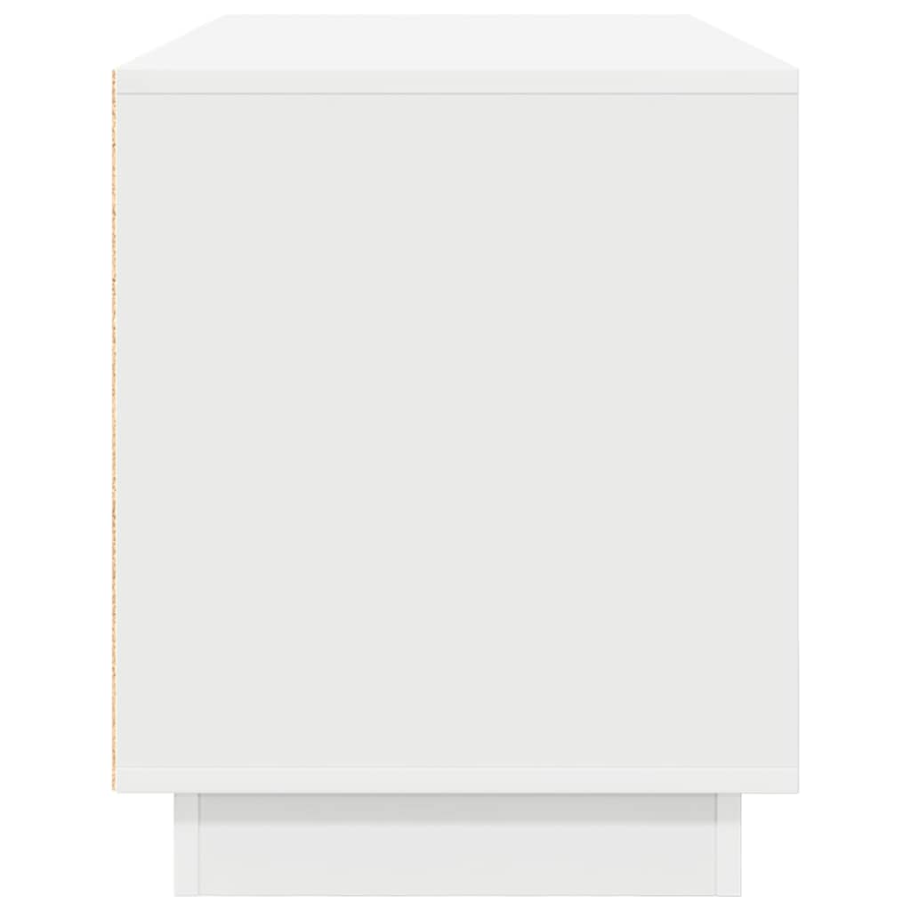 Meuble TV avec éclairage LED blanc 100x41x50 cm