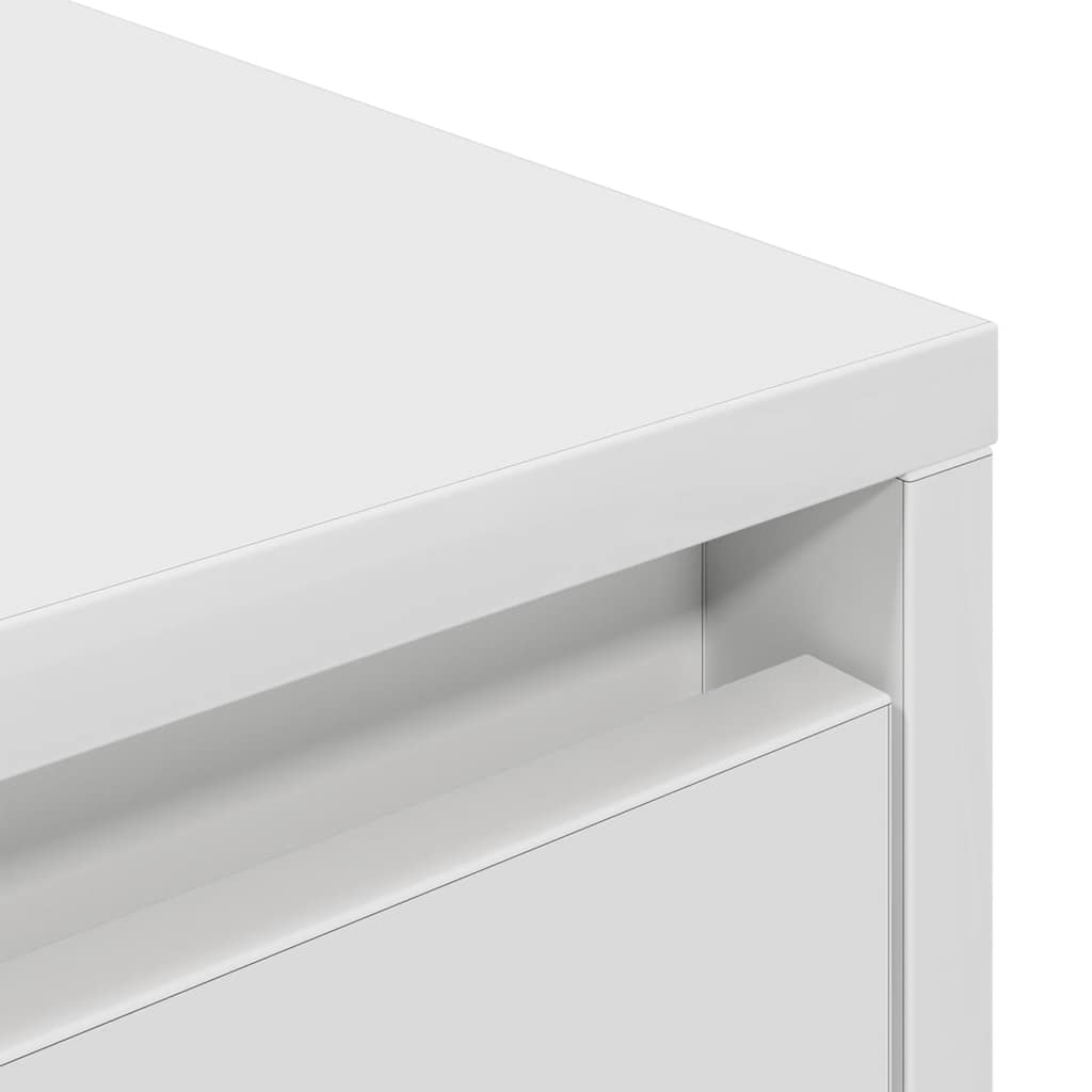Meuble TV avec éclairage LED blanc 100x41x50 cm