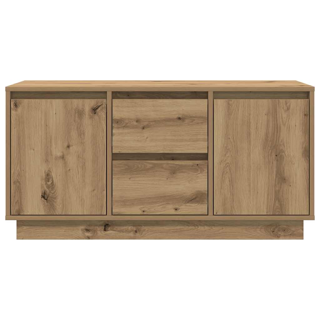 TV-Schrank mit LED-Leuchten Artisan-Eiche 100x41x50 cm