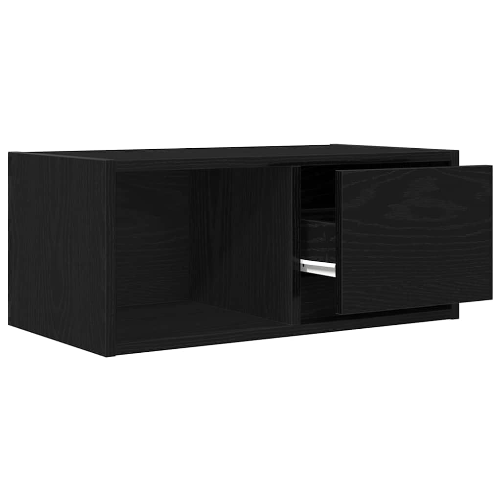 Meubles TV, lot de 2, aspect chêne noir, 60 x 31 x 25,5 cm
