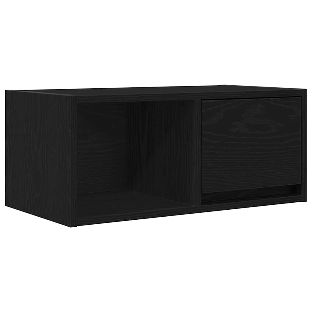 Meubles TV, lot de 2, aspect chêne noir, 60 x 31 x 25,5 cm