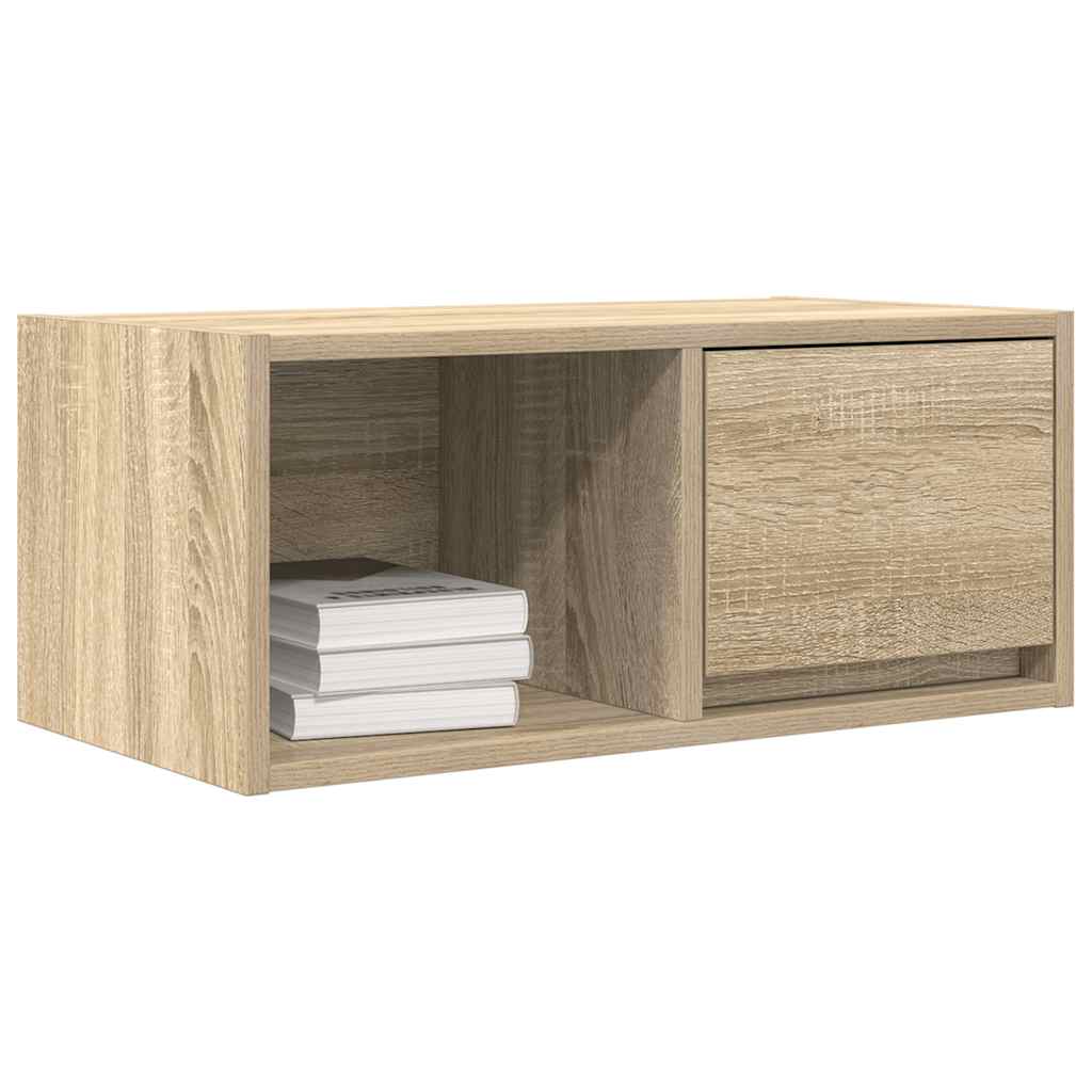 Meuble TV en chêne Sonoma 60x31x25,5 cm, matériau à base de bois