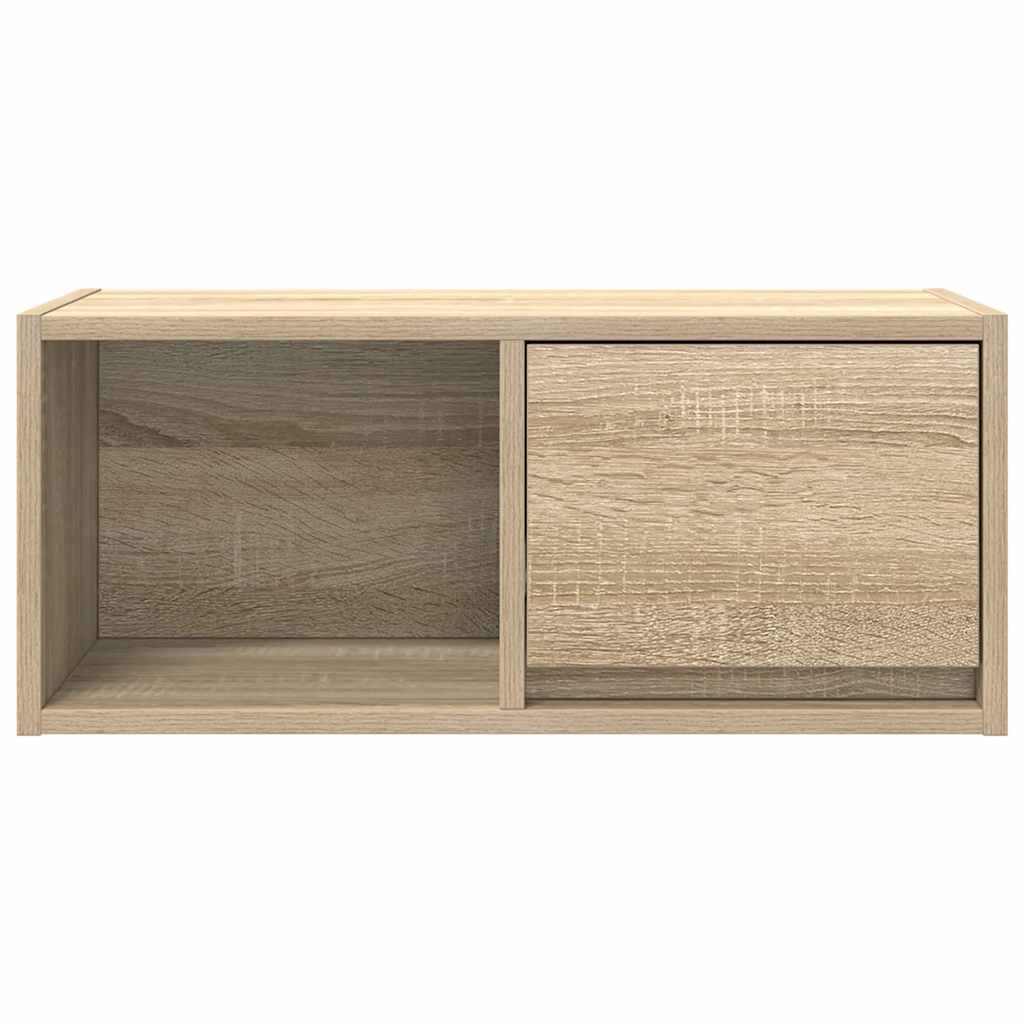 Meuble TV en chêne Sonoma 60x31x25,5 cm, matériau à base de bois