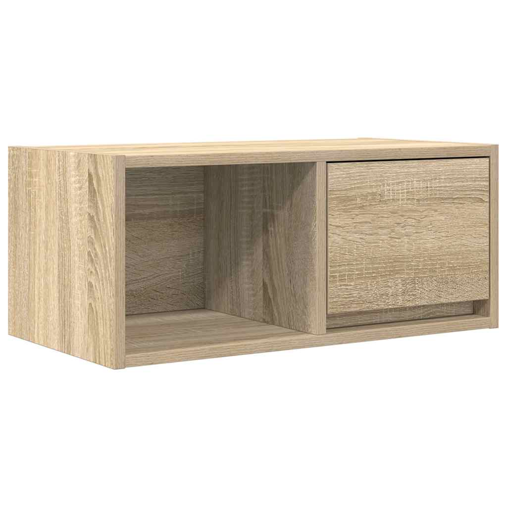 Meubles TV, lot de 2, en chêne Sonoma, 60 x 31 x 25,5 cm.