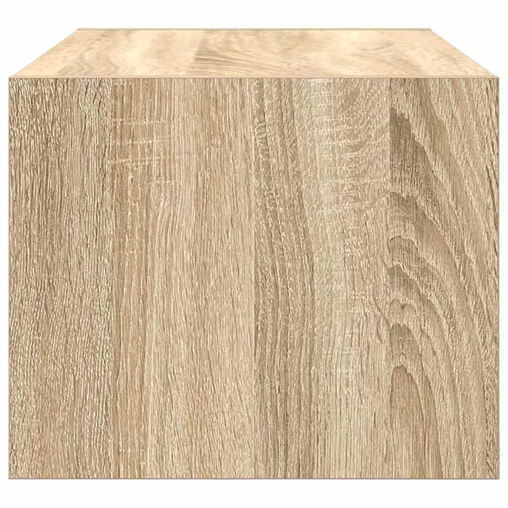 Meubles TV, lot de 2, en chêne Sonoma, 60 x 31 x 25,5 cm.