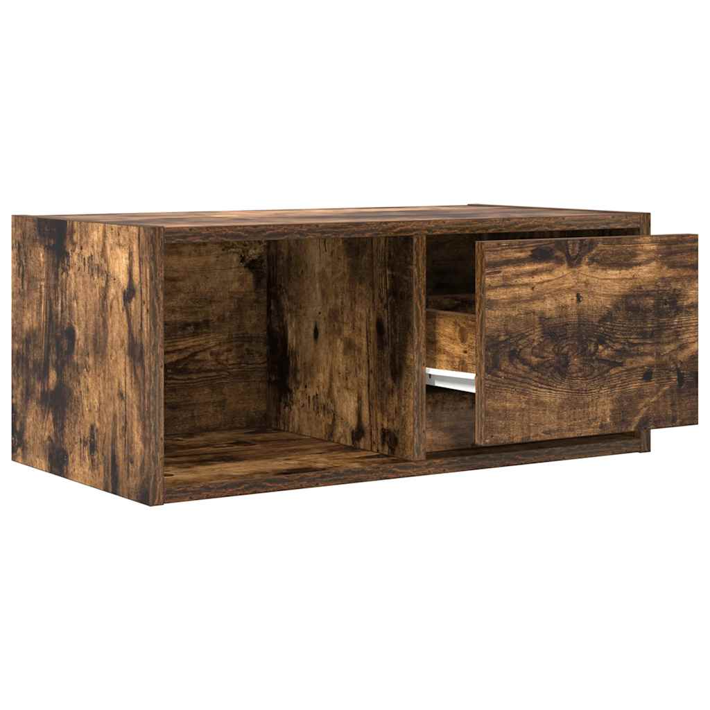 Meubles TV 2 pièces chêne fumé 60x31x25,5 cm matériau bois