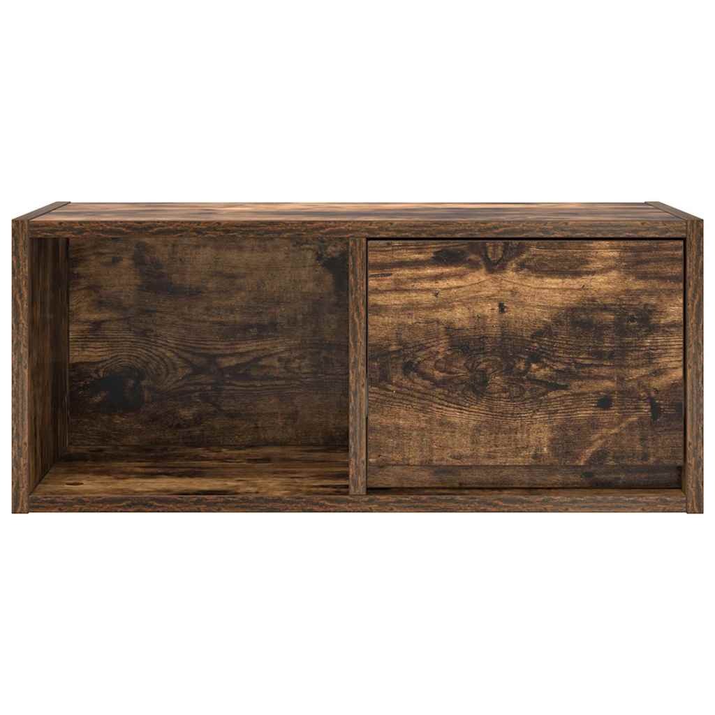 Meubles TV 2 pièces chêne fumé 60x31x25,5 cm matériau bois