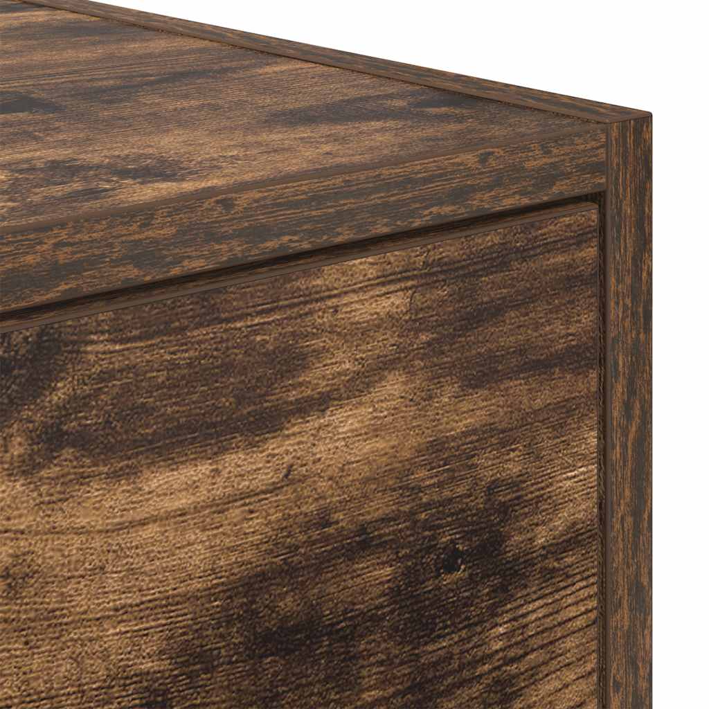 Meubles TV 2 pièces chêne fumé 60x31x25,5 cm matériau bois