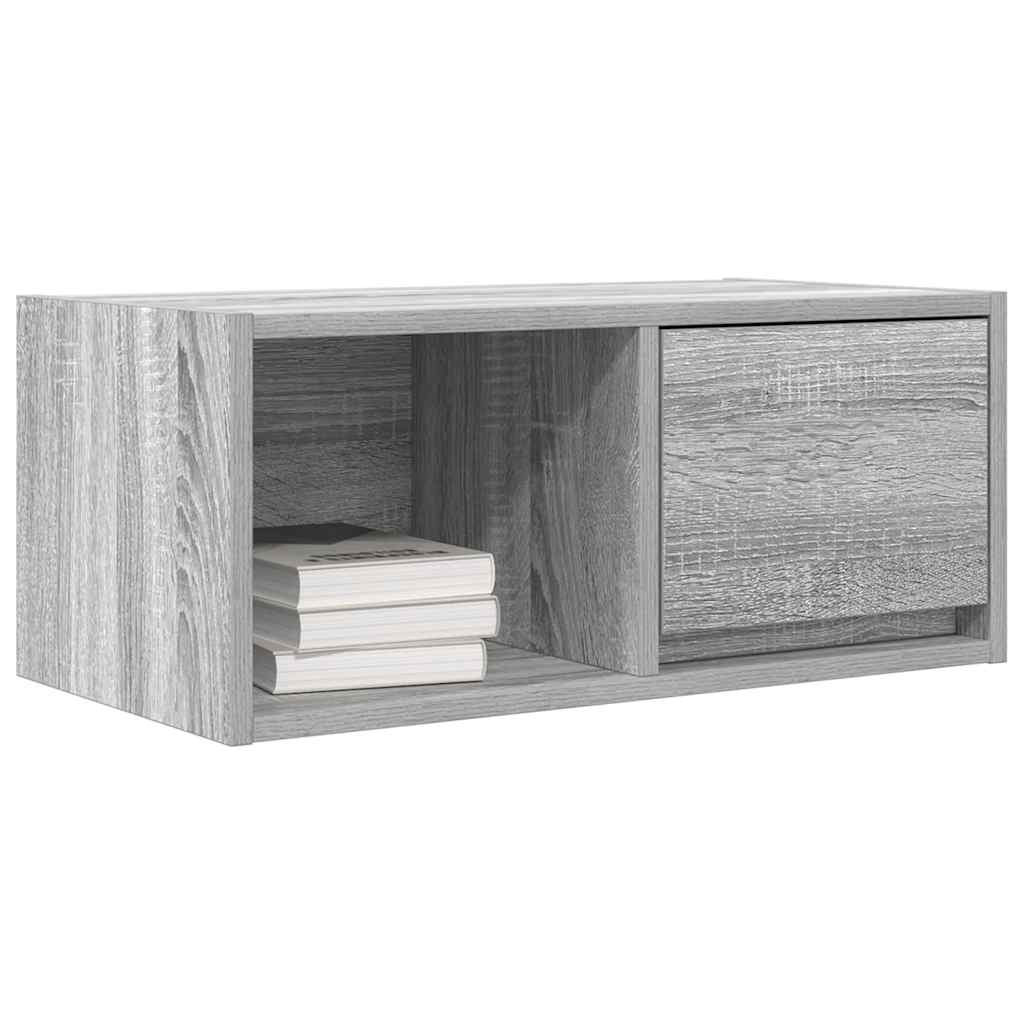 Meubles TV, lot de 2, gris Sonoma, 60 x 31 x 25,5 cm, matériau à base de bois
