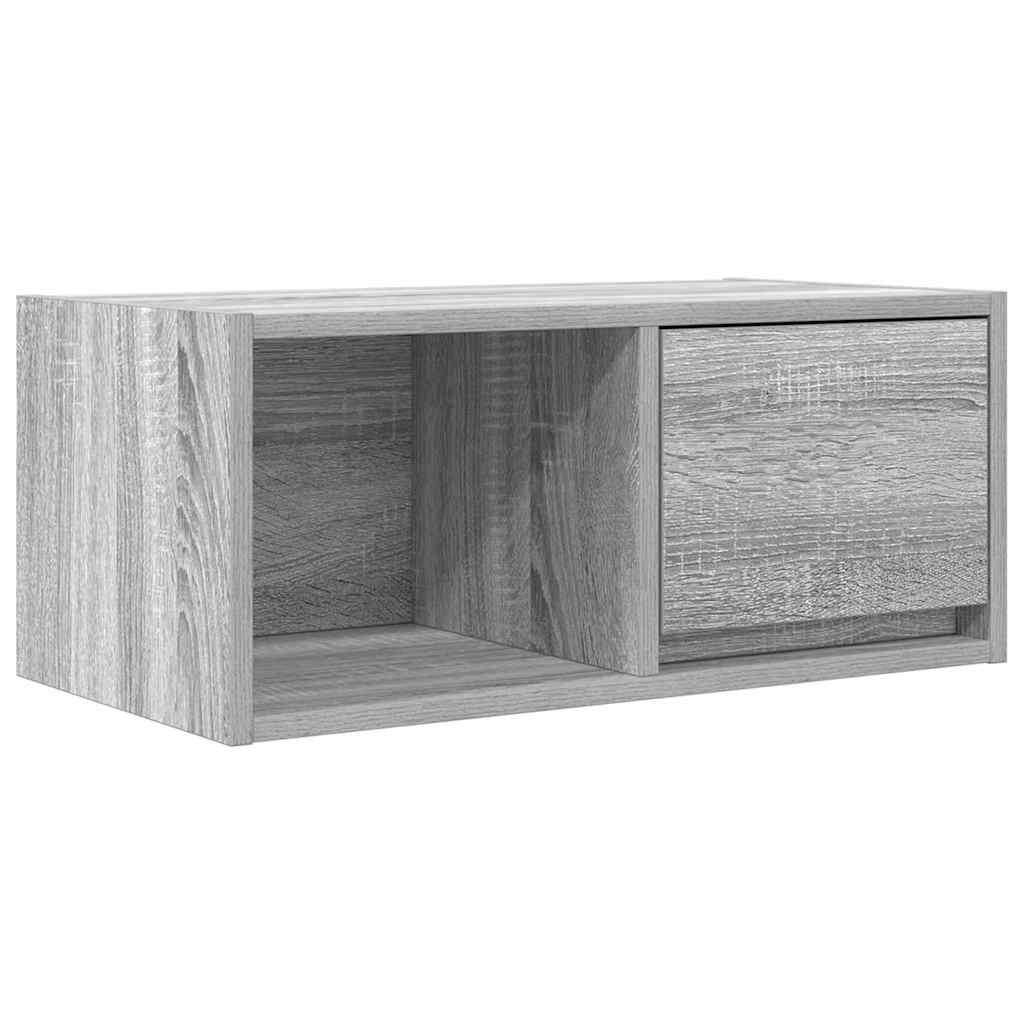 Meubles TV, lot de 2, gris Sonoma, 60 x 31 x 25,5 cm, matériau à base de bois