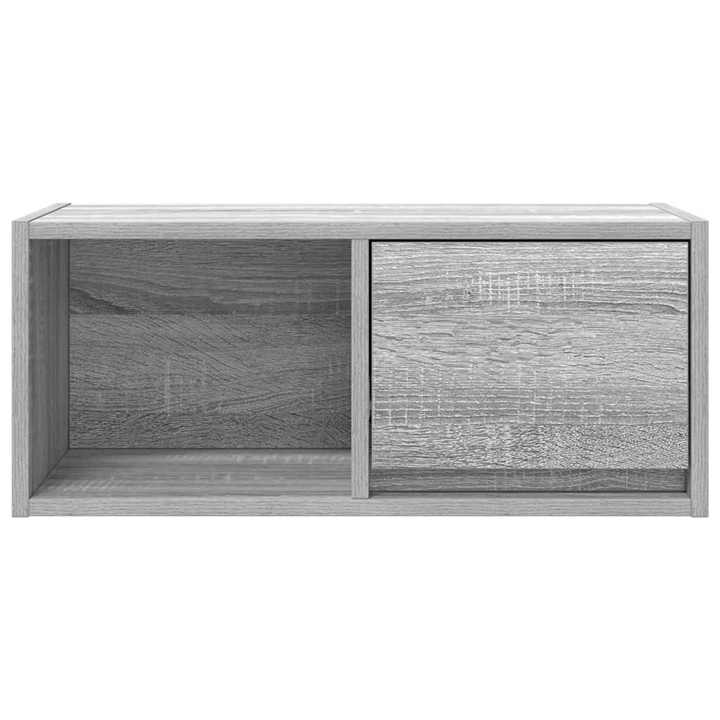 Meubles TV, lot de 2, gris Sonoma, 60 x 31 x 25,5 cm, matériau à base de bois
