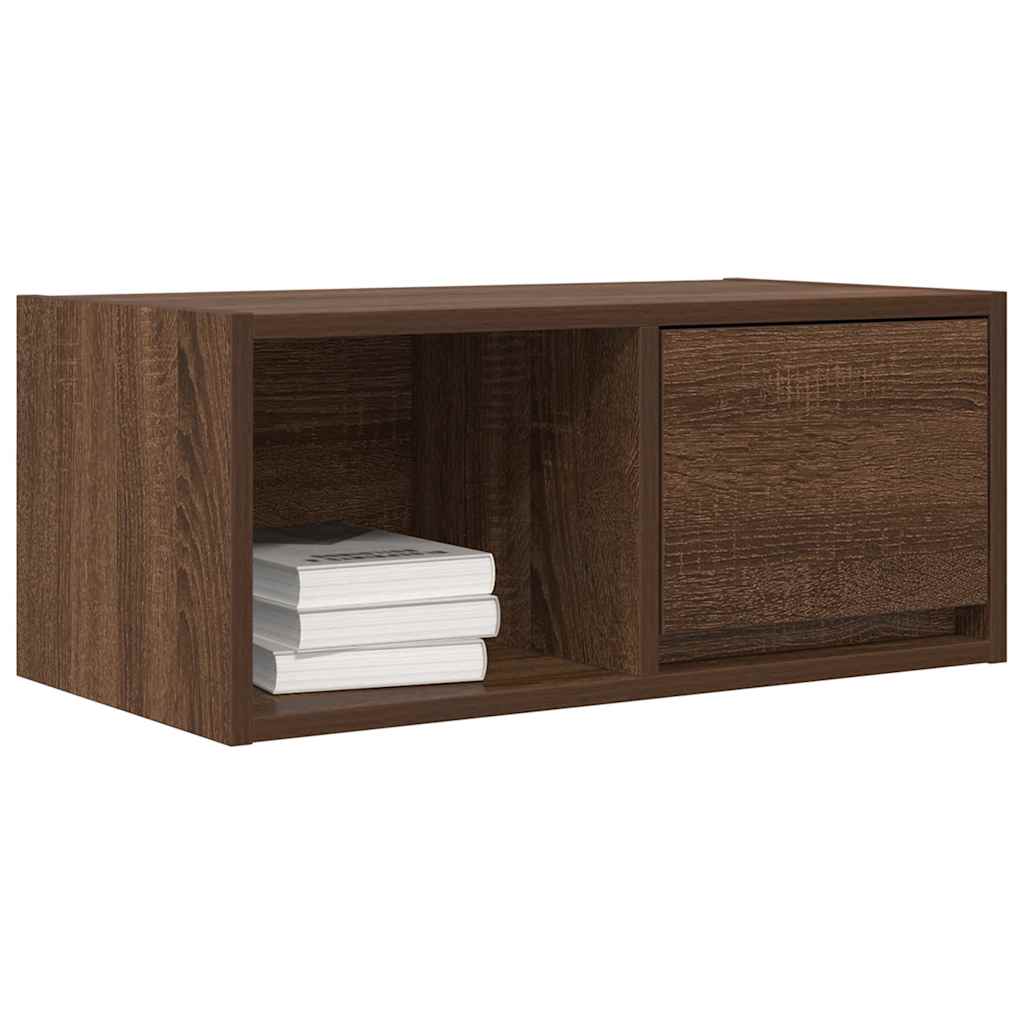 Meubles TV, lot de 2, aspect chêne brun, 60 x 31 x 25,5 cm