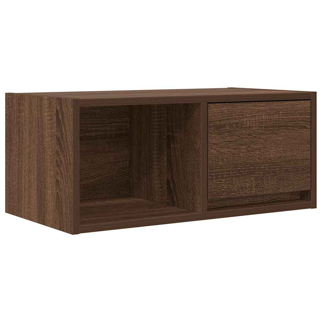 Meubles TV, lot de 2, aspect chêne brun, 60 x 31 x 25,5 cm