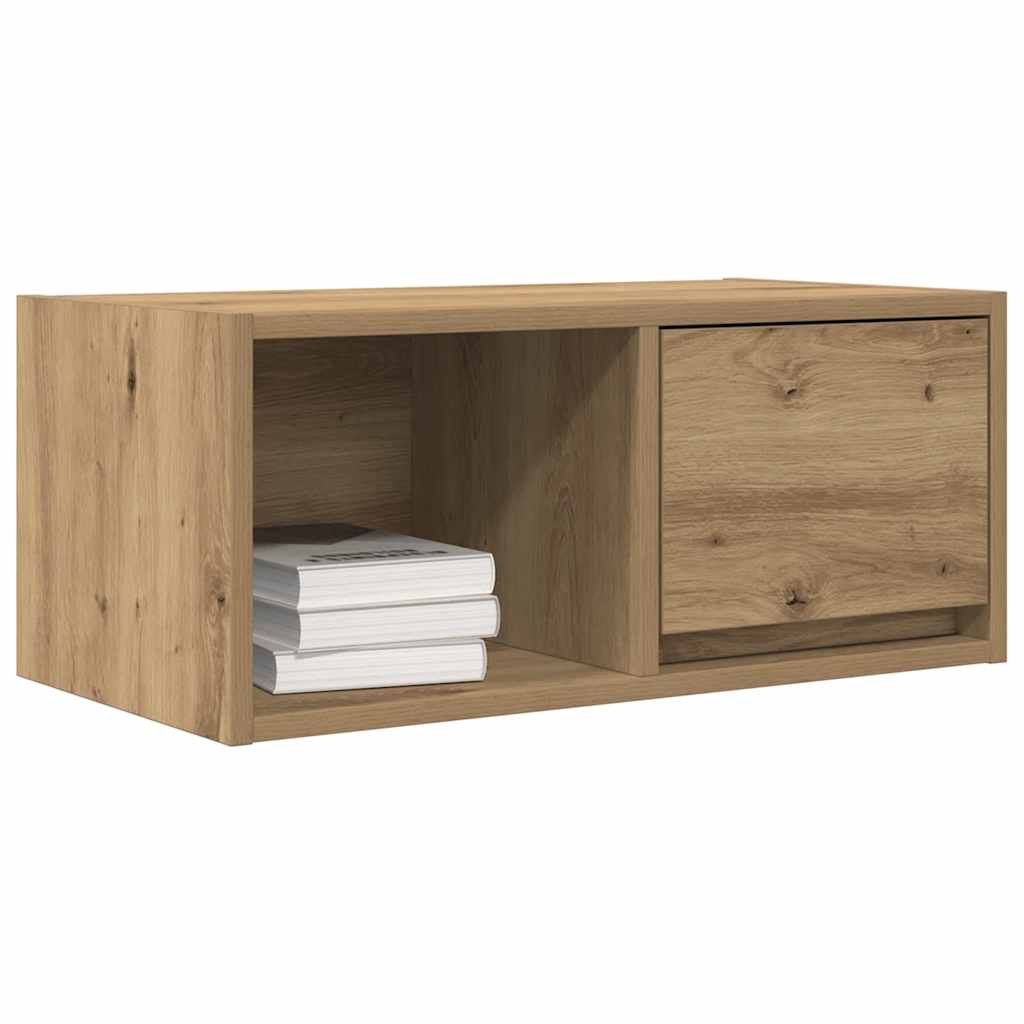 Meubles TV, lot de 2, chêne artisanal, 60 x 31 x 25,5 cm, matériau bois