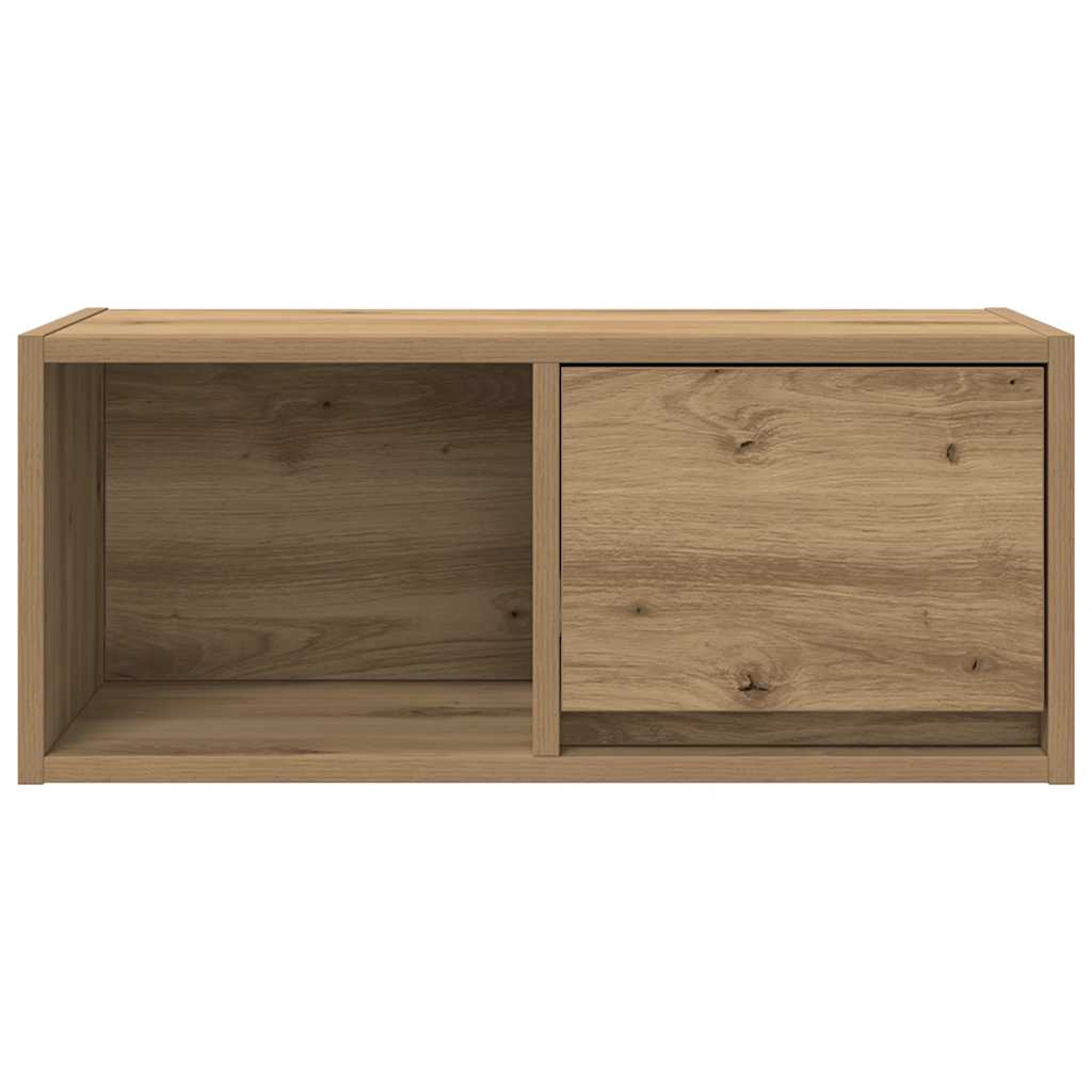 Meubles TV, lot de 2, chêne artisanal, 60 x 31 x 25,5 cm, matériau bois