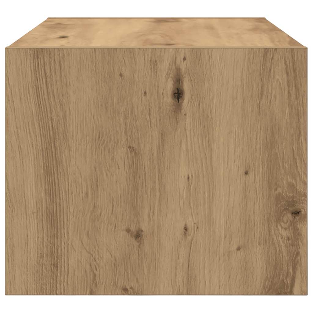 Meubles TV, lot de 2, chêne artisanal, 60 x 31 x 25,5 cm, matériau bois