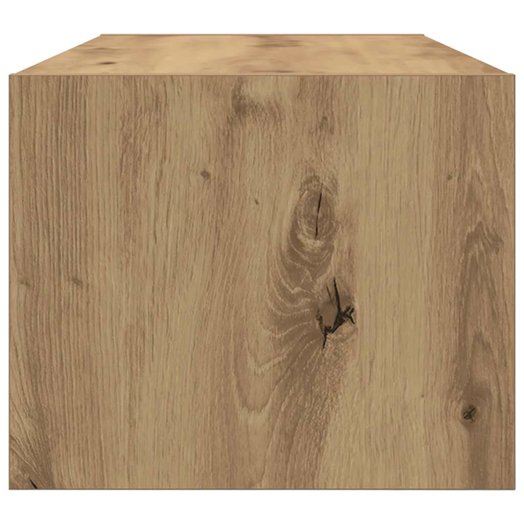 Meubles TV (2 pièces) en chêne artisanal 80 x 31 x 25,5 cm.