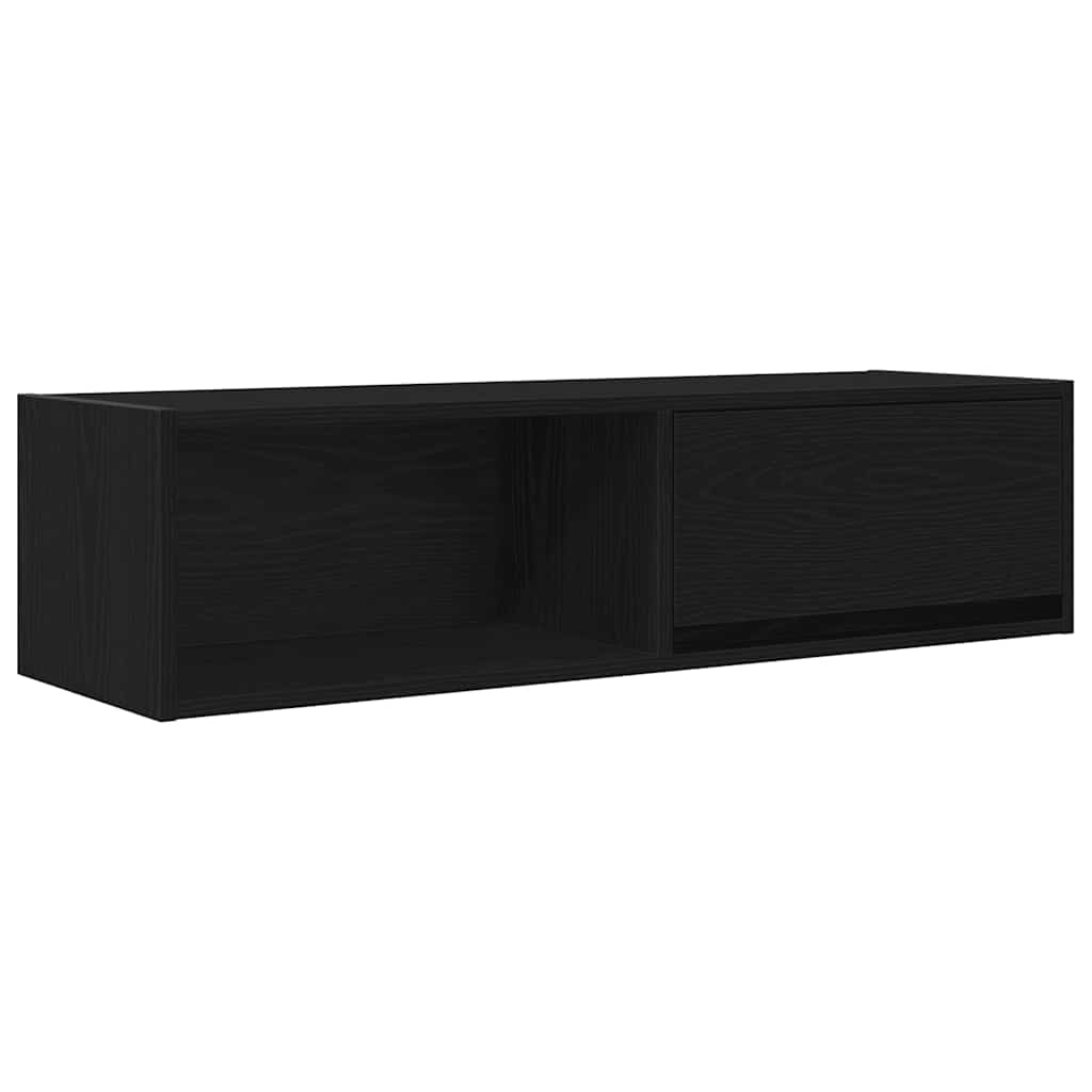 Meubles TV, lot de 2, aspect chêne noir, 100 x 31 x 25,5 cm