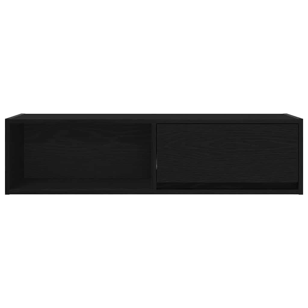 Meubles TV, lot de 2, aspect chêne noir, 100 x 31 x 25,5 cm