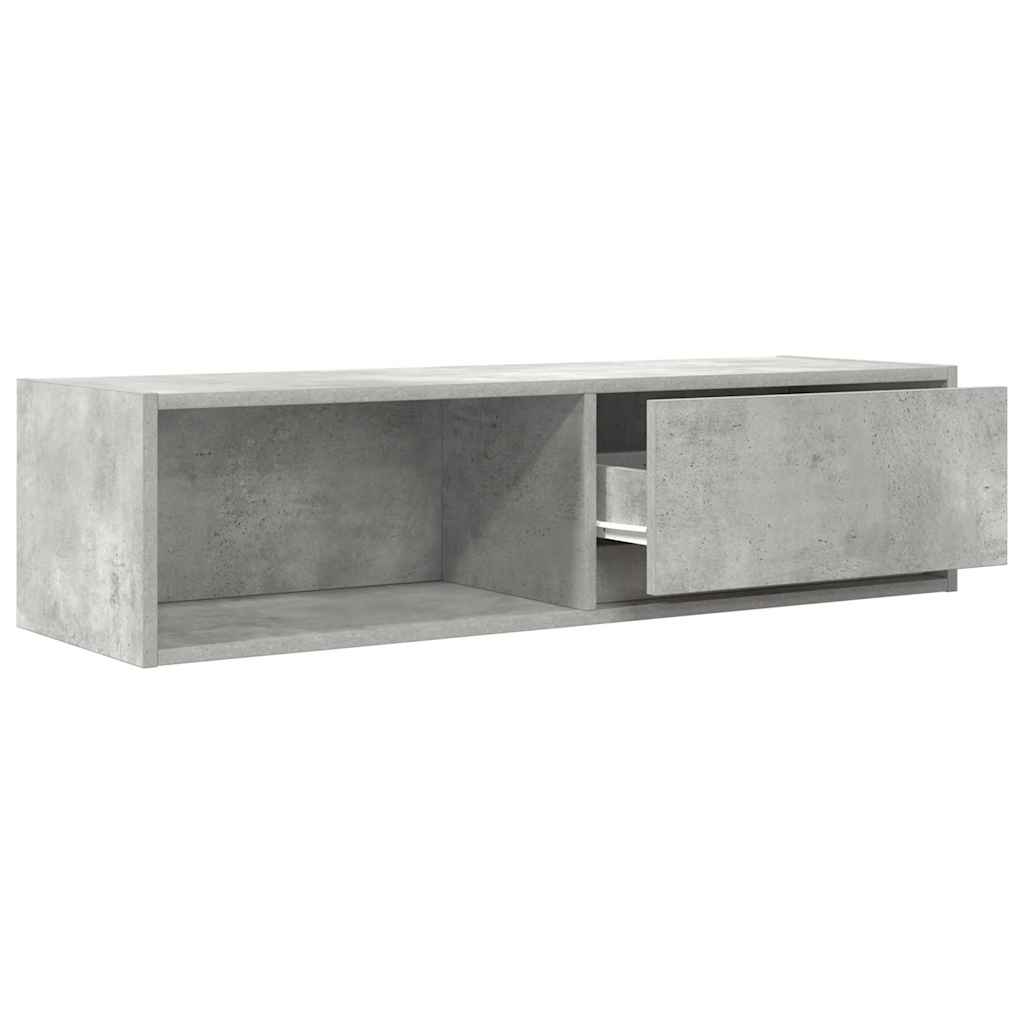 Meubles TV (2 pièces) gris béton 100 x 31 x 25,5 cm, matériau à base de bois