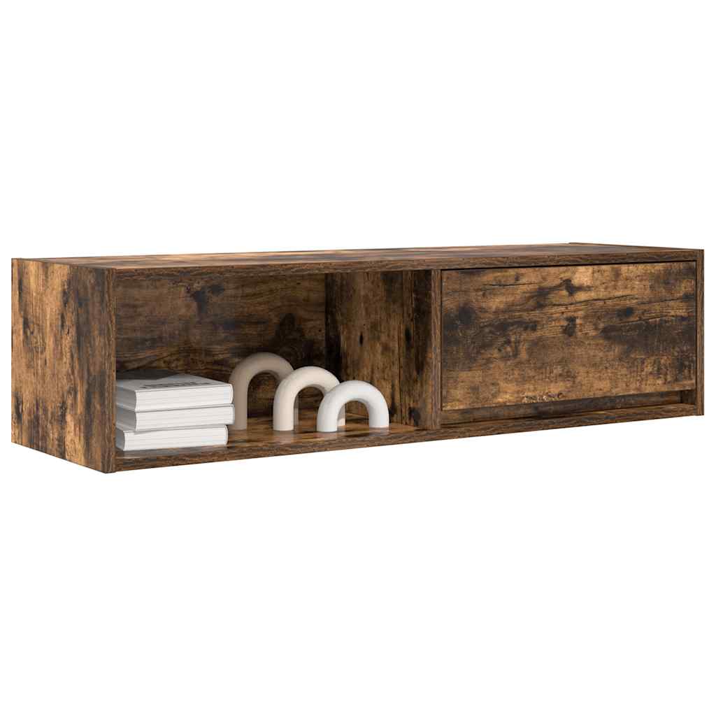 Meubles TV 2 pièces chêne fumé 100x31x25,5 cm matériau bois