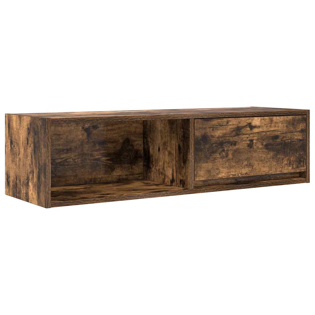 Meubles TV 2 pièces chêne fumé 100x31x25,5 cm matériau bois