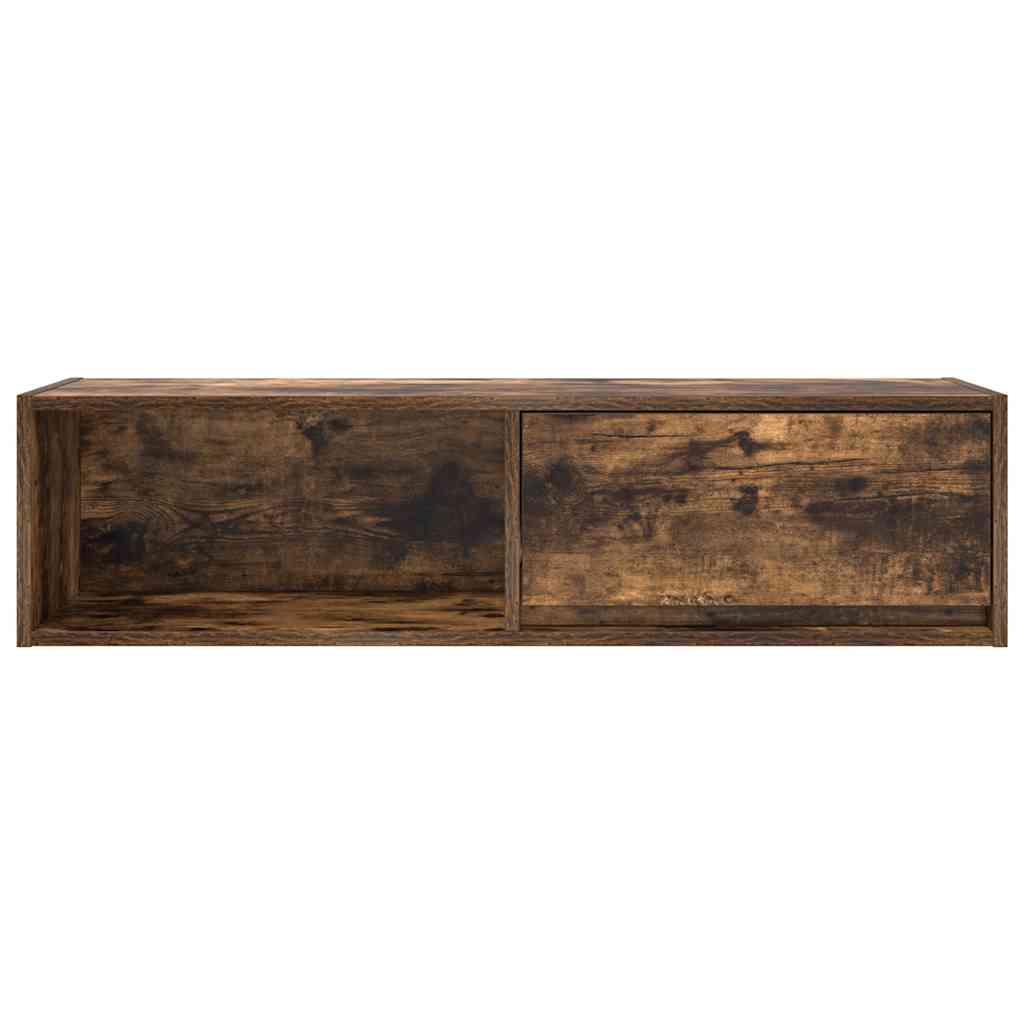 Meubles TV 2 pièces chêne fumé 100x31x25,5 cm matériau bois