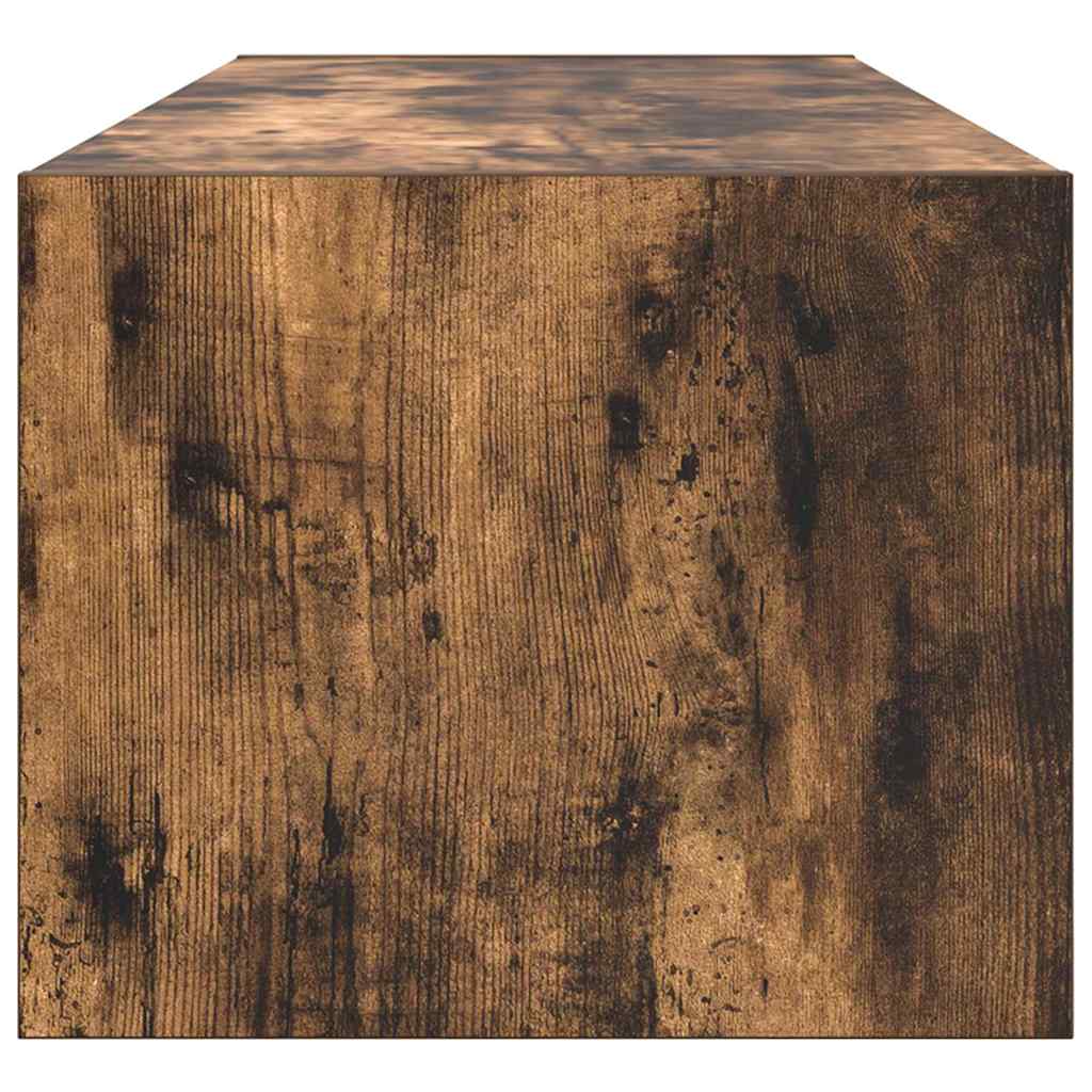 Meubles TV 2 pièces chêne fumé 100x31x25,5 cm matériau bois