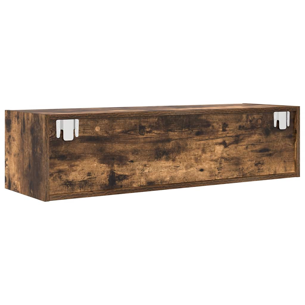 Meubles TV 2 pièces chêne fumé 100x31x25,5 cm matériau bois