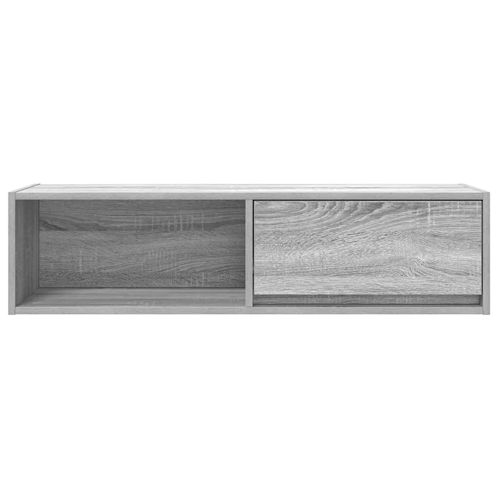 Meubles TV, lot de 2, gris Sonoma, 100 x 31 x 25,5 cm, matériau à base de bois