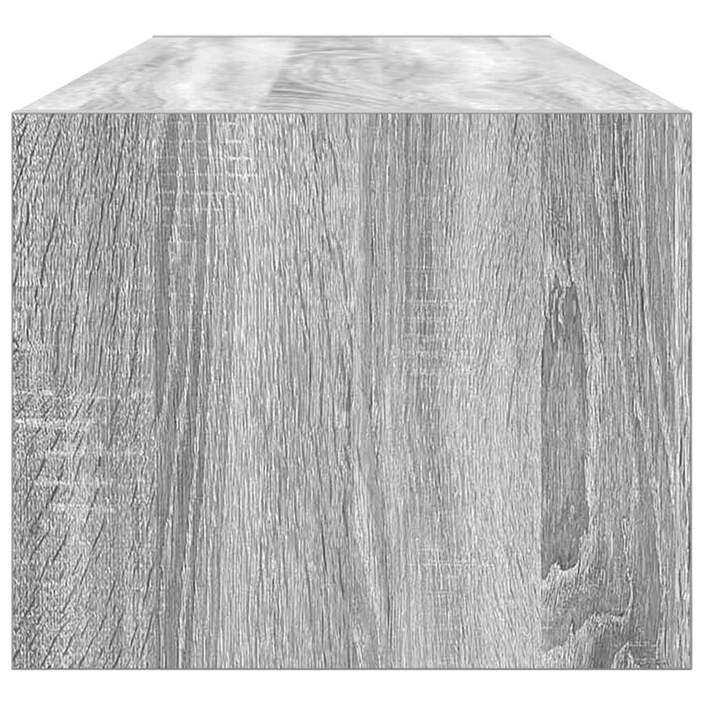 Meubles TV, lot de 2, gris Sonoma, 100 x 31 x 25,5 cm, matériau à base de bois