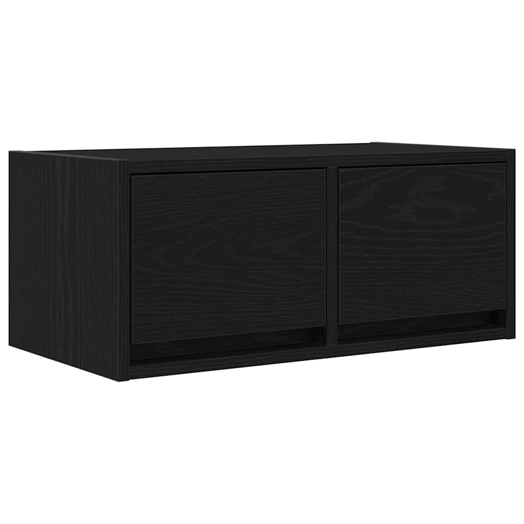 Meubles TV, lot de 2, aspect chêne noir, 60 x 31 x 25,5 cm
