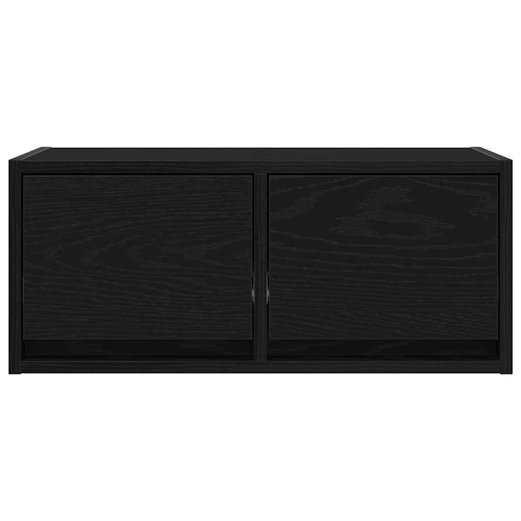 Meubles TV, lot de 2, aspect chêne noir, 60 x 31 x 25,5 cm