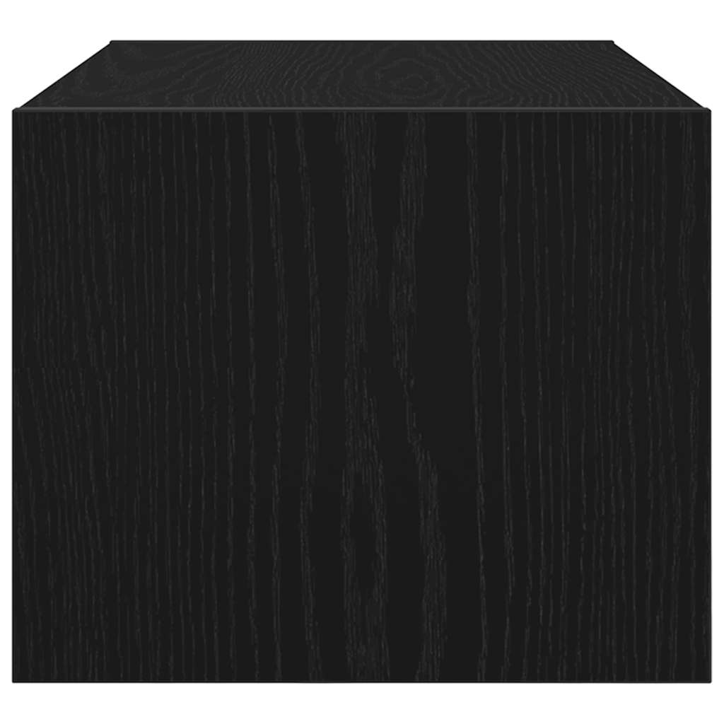 Meubles TV, lot de 2, aspect chêne noir, 60 x 31 x 25,5 cm