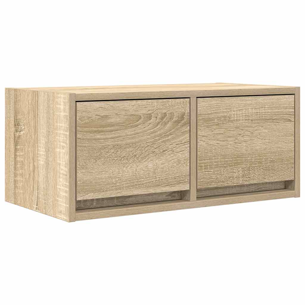 Meuble TV en chêne Sonoma 60x31x25,5 cm, matériau à base de bois