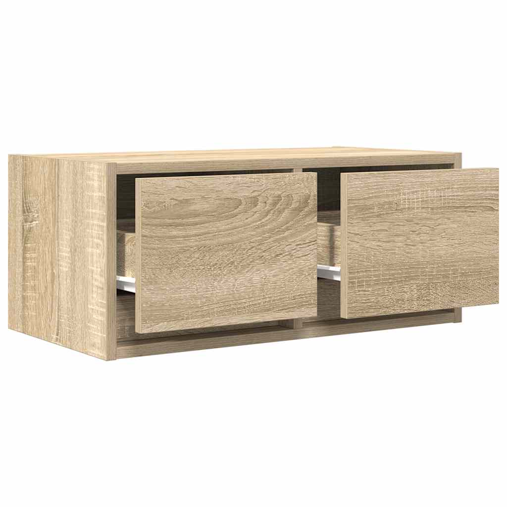 Meuble TV en chêne Sonoma 60x31x25,5 cm, matériau à base de bois
