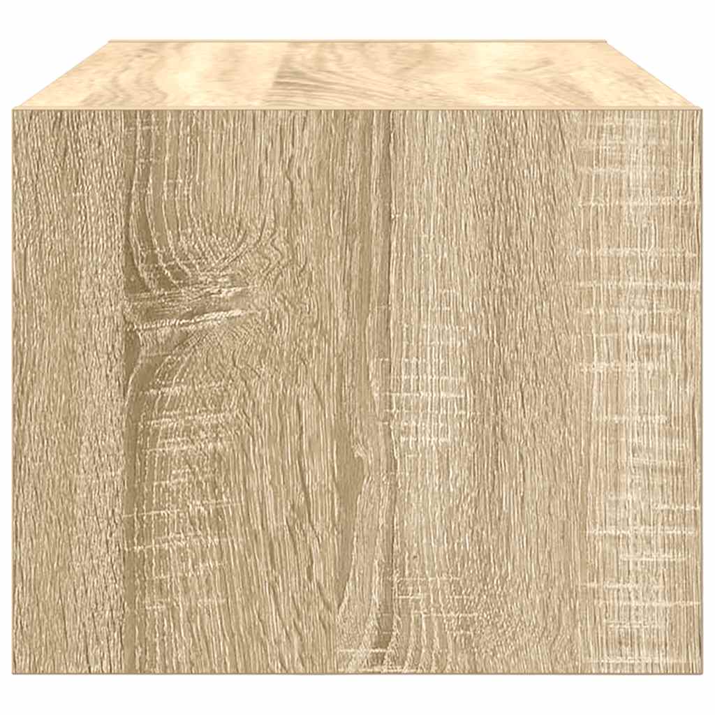 Meubles TV, lot de 2, en chêne Sonoma, 60 x 31 x 25,5 cm.