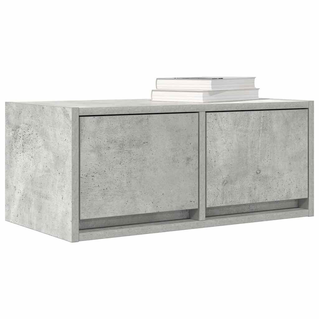 Meubles TV (2 pièces) gris béton 60 x 31 x 25,5 cm, matériau à base de bois