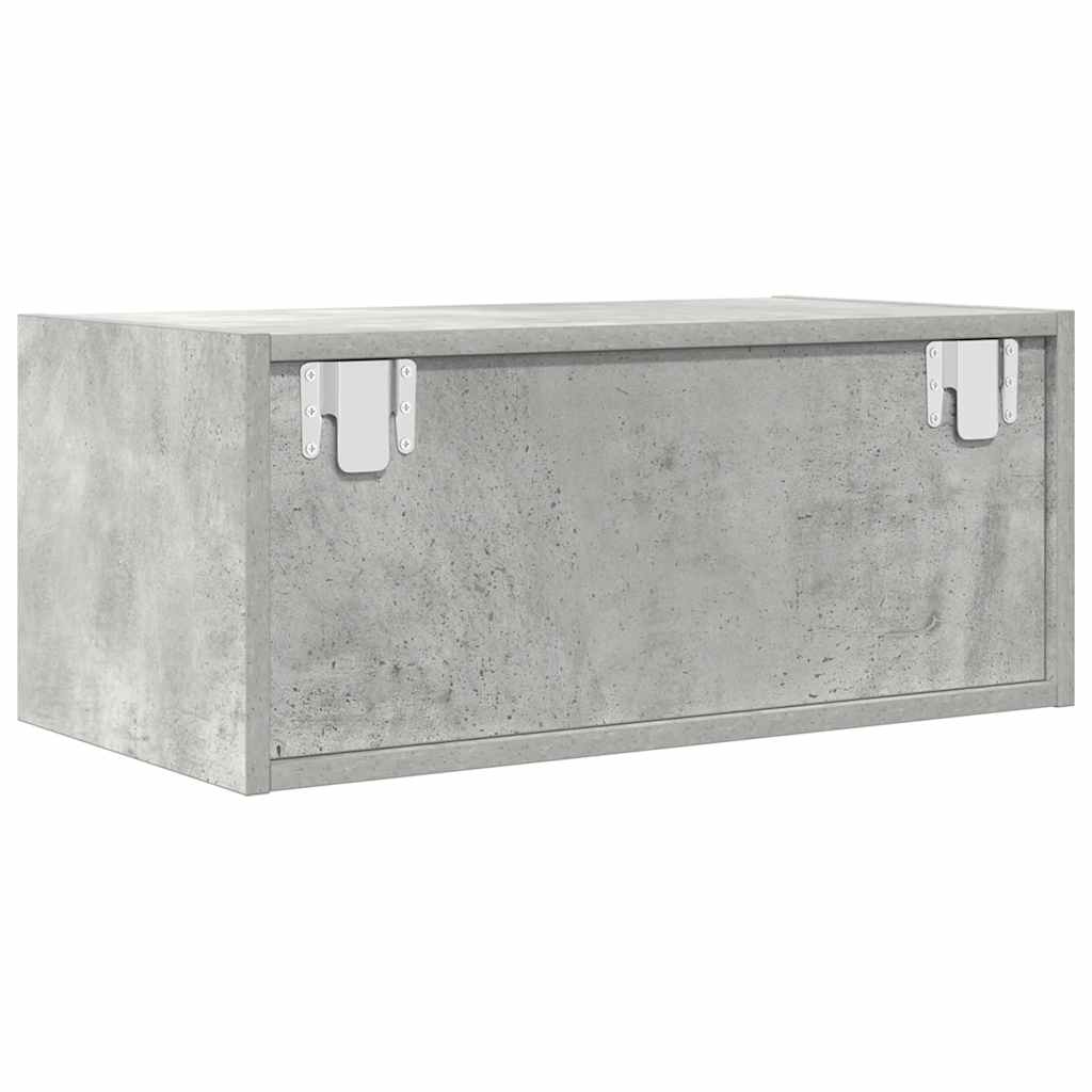 Meubles TV (2 pièces) gris béton 60 x 31 x 25,5 cm, matériau à base de bois