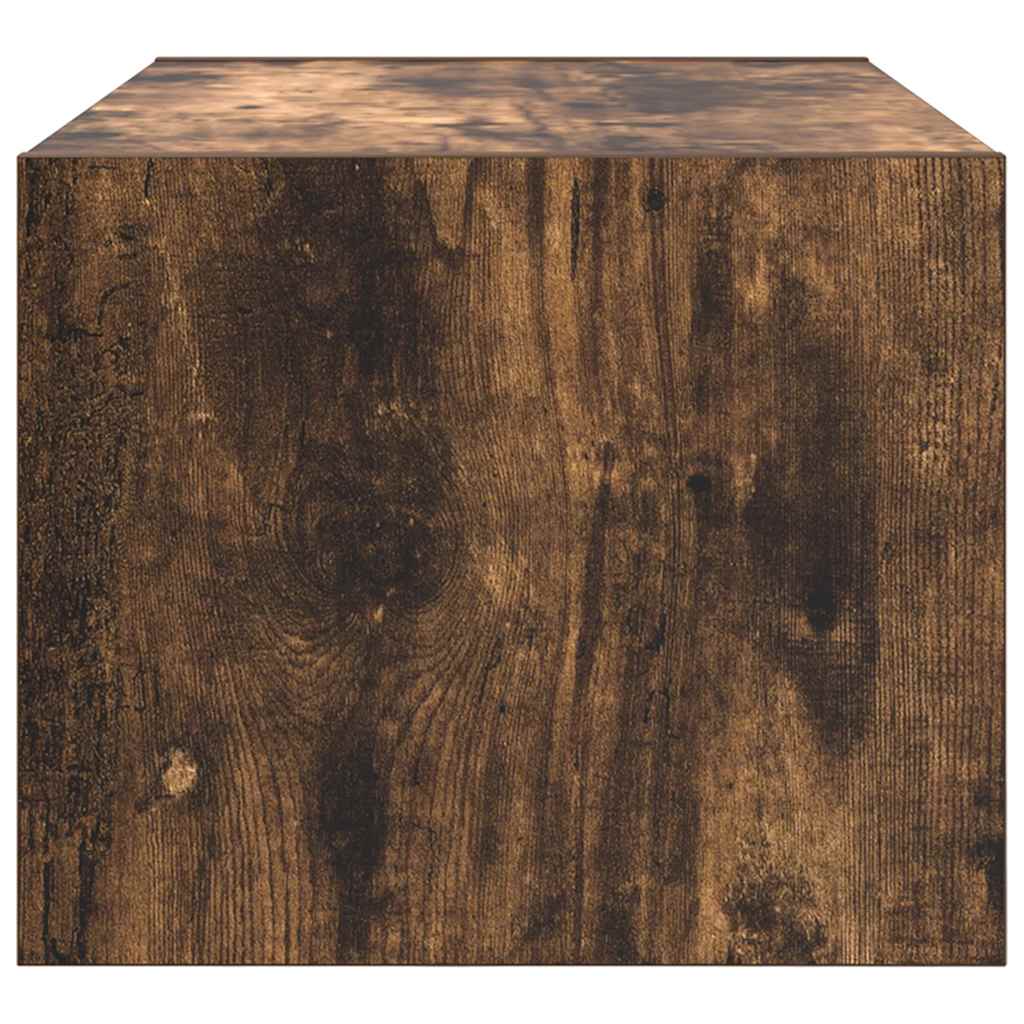 Meubles TV 2 pièces chêne fumé 60x31x25,5 cm matériau bois